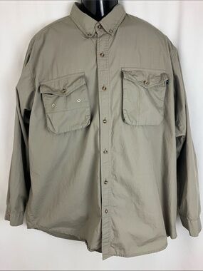 Redington Sage Long-Sleeve Button Front Utility Shirt Jacket Men’s Size Large